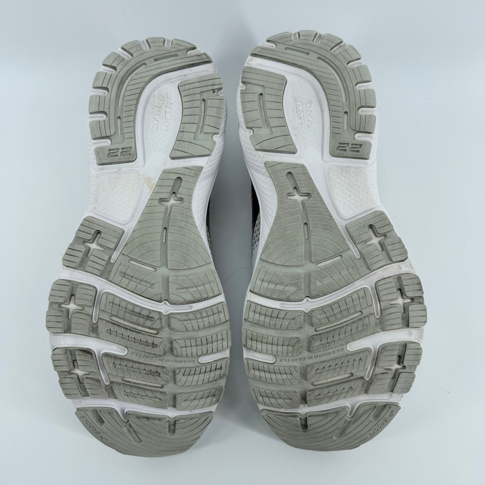 Brooks Adrenaline GTS 22 Womens Running Shoes Grey White 1203531B134 10.5 Medium - Picture 6 of 7